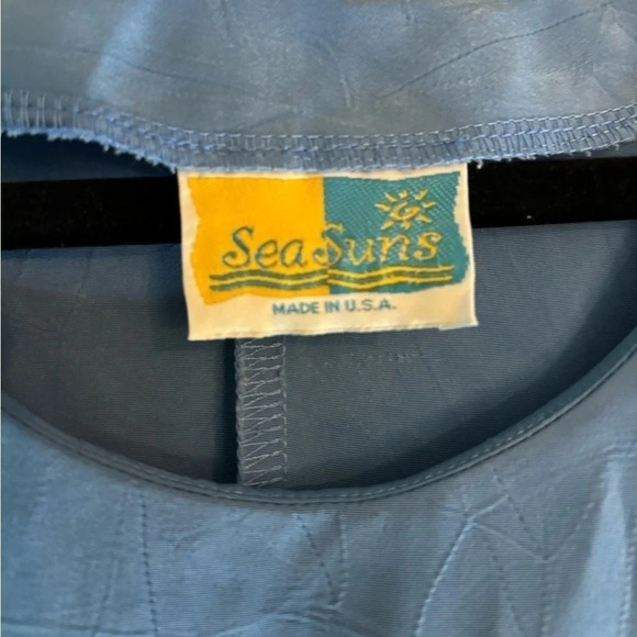 Vintage Sea Suns Boxy top, pit to pit is 23" (no size, care, or content‎ label! - Picture 3 of 5